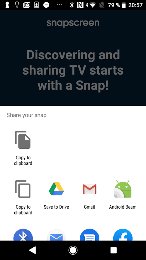 Snapodds / Snapscreen screenshot