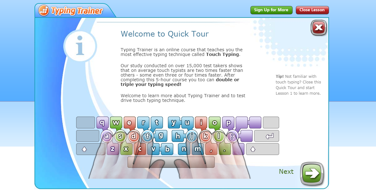 TypingMaster screenshot