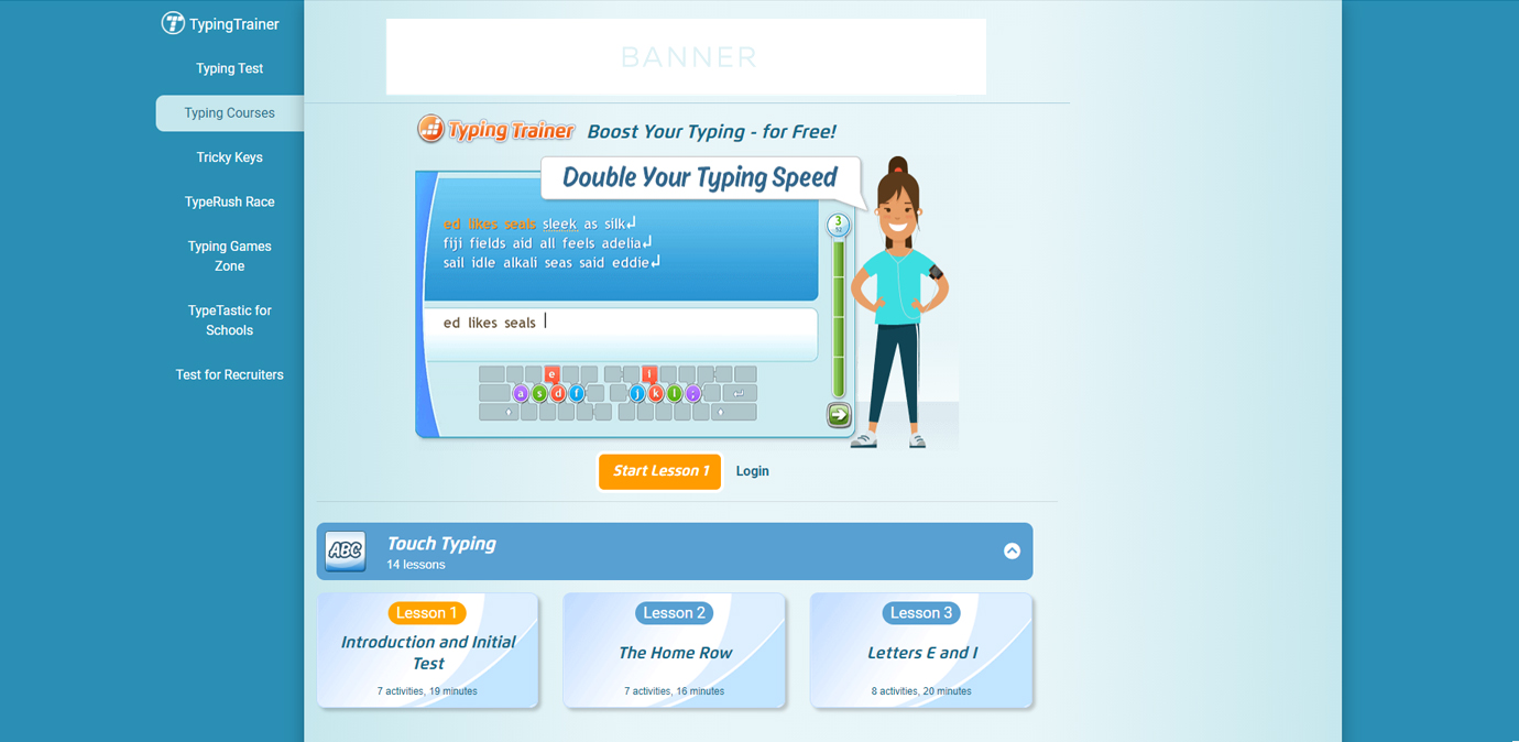 TypingTest screenshot