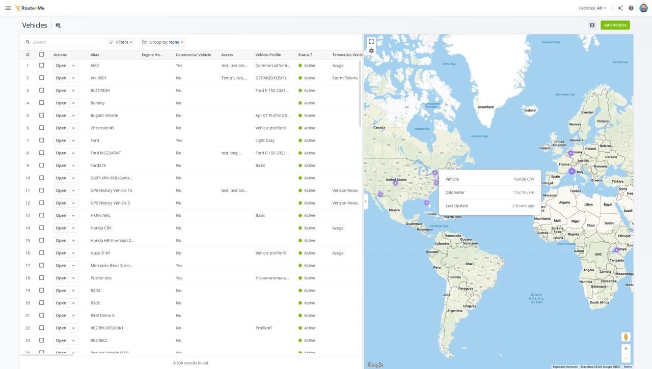 Route4Me route optimization platform screenshot